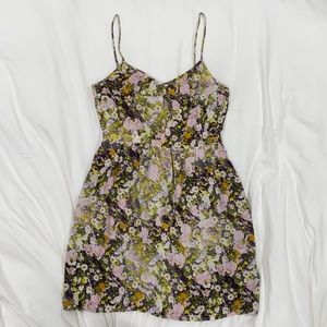 Madewell floral mini dress